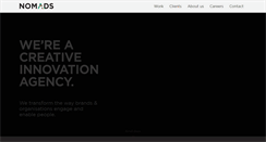 Desktop Screenshot of nomadsagency.com