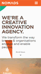 Mobile Screenshot of nomadsagency.com